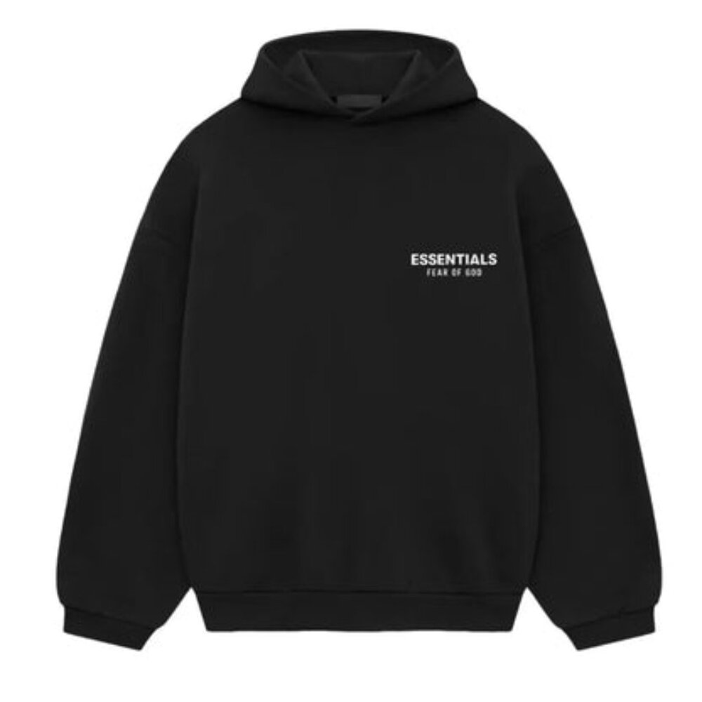Brand New, Never Worn! Fear of God Essentials Fleece Hoodie II Black FW24